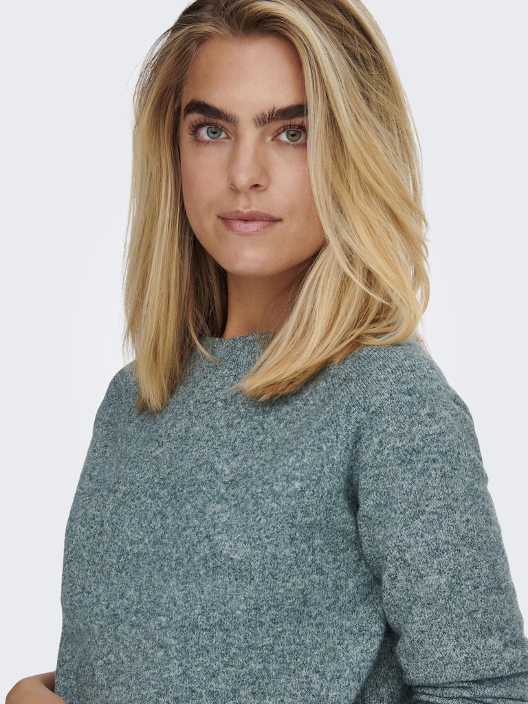 only Damen Pullover Sea Moss/W. Mel
