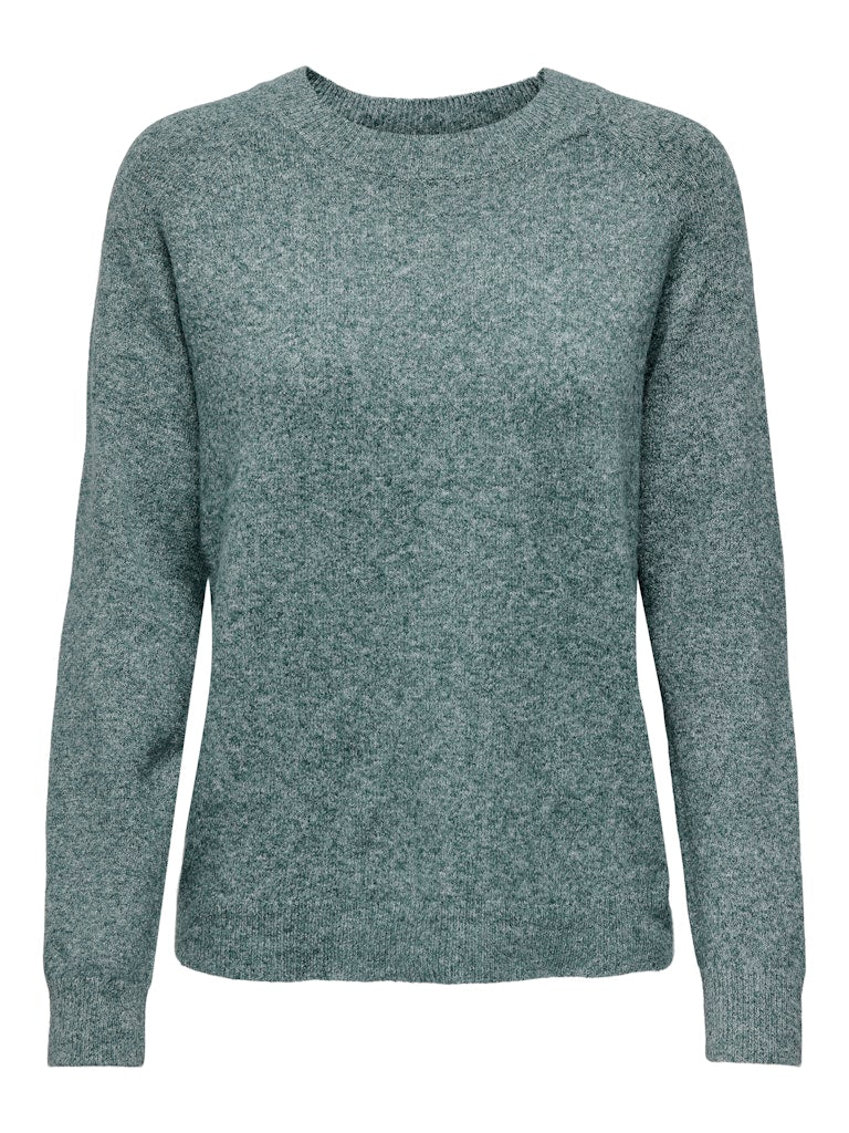 only Damen Pullover Sea Moss/W. Mel