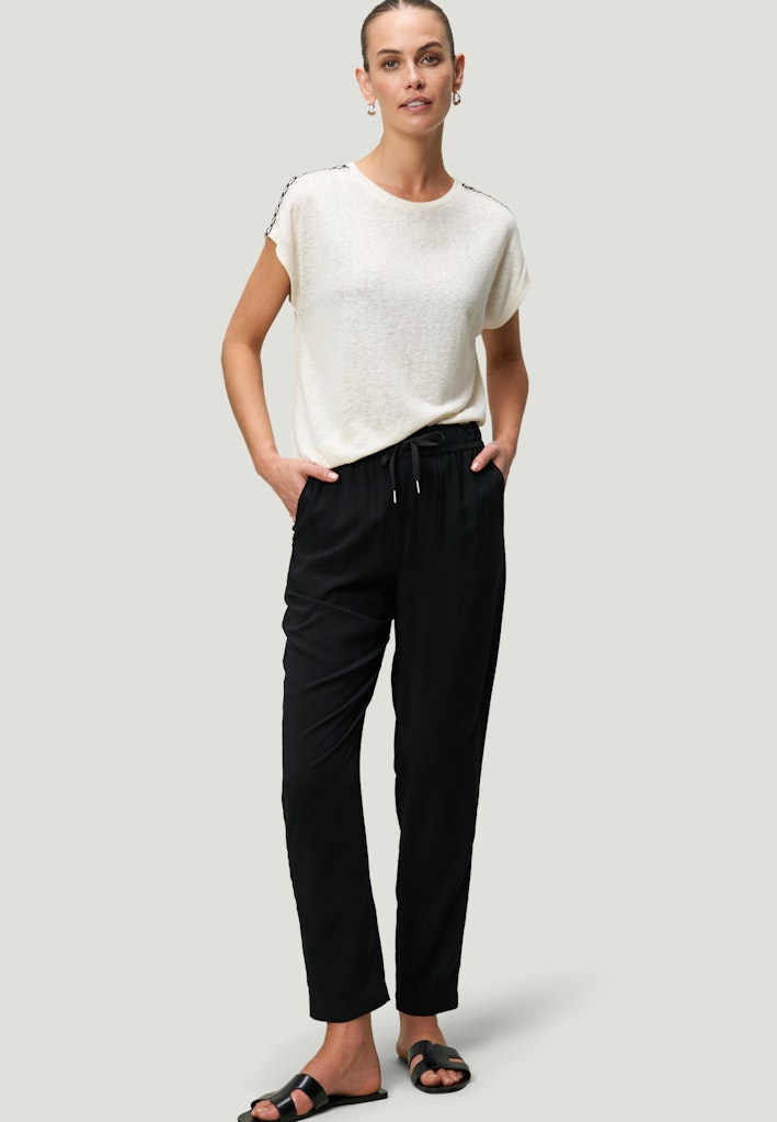 Zero Damen Hosen Black Beauty