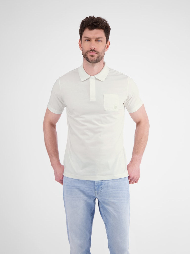 Lerros Herren Polo-Shirts Broken White