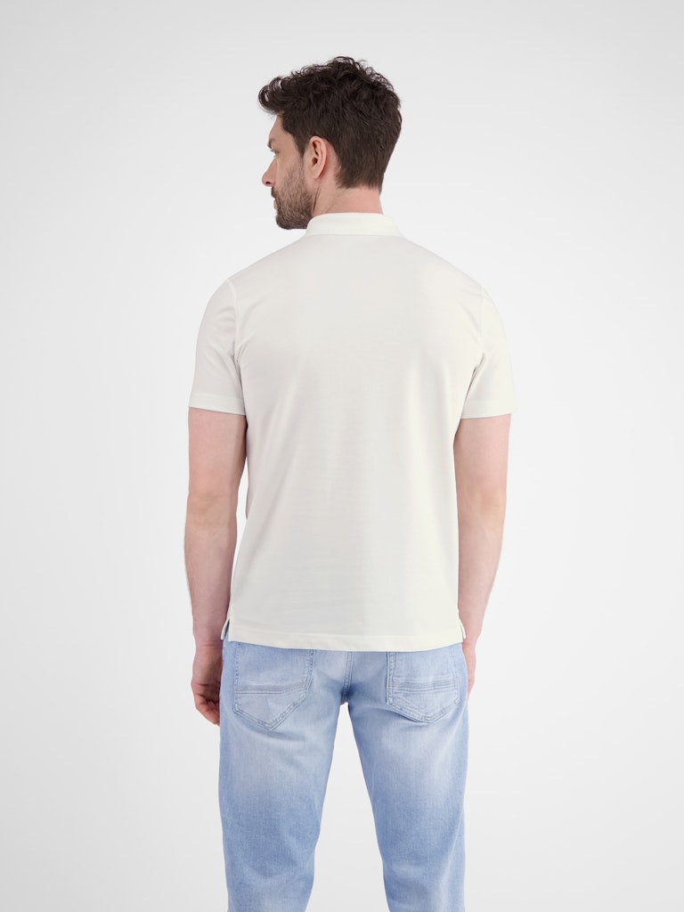 Lerros Herren Polo-Shirts Broken White