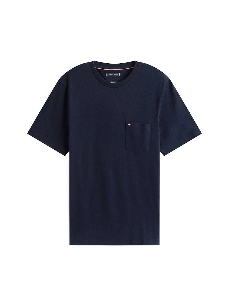 Tommy Hilfiger Herren T-Shirts kurz Dw Blue