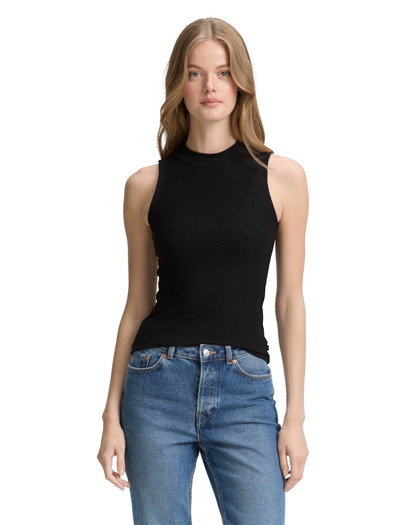 Tom Tailor denim Damen Tops Deep Black