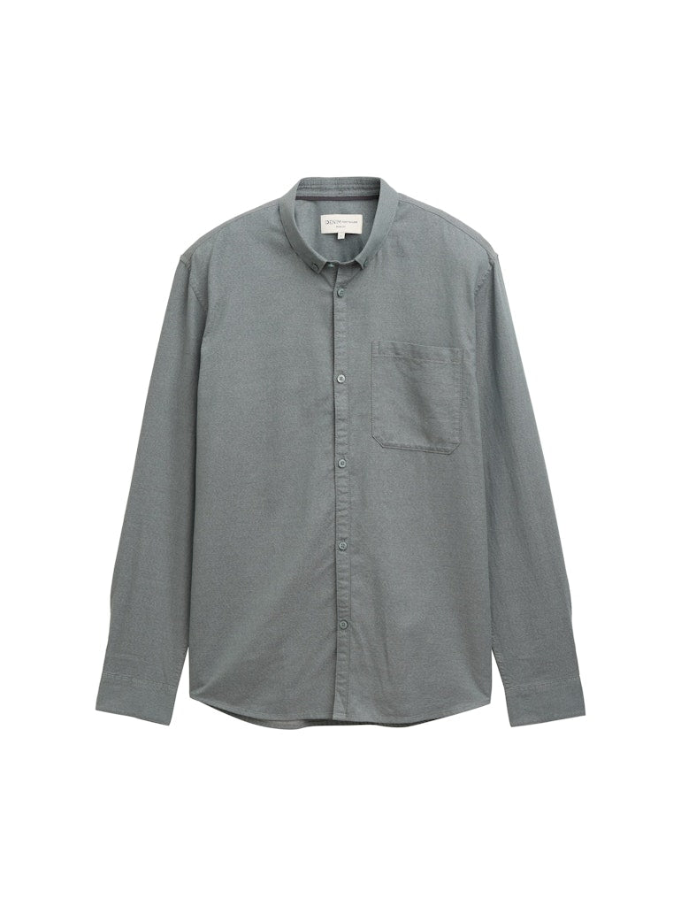 Tom Tailor denim Herren Hemden lang Jasper Green Fi