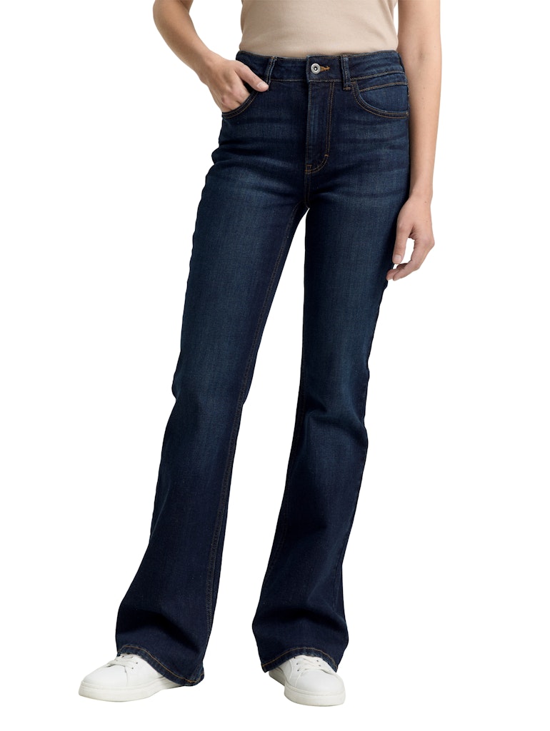 Tom Tailor Damen Jeans Dark Blue Denim