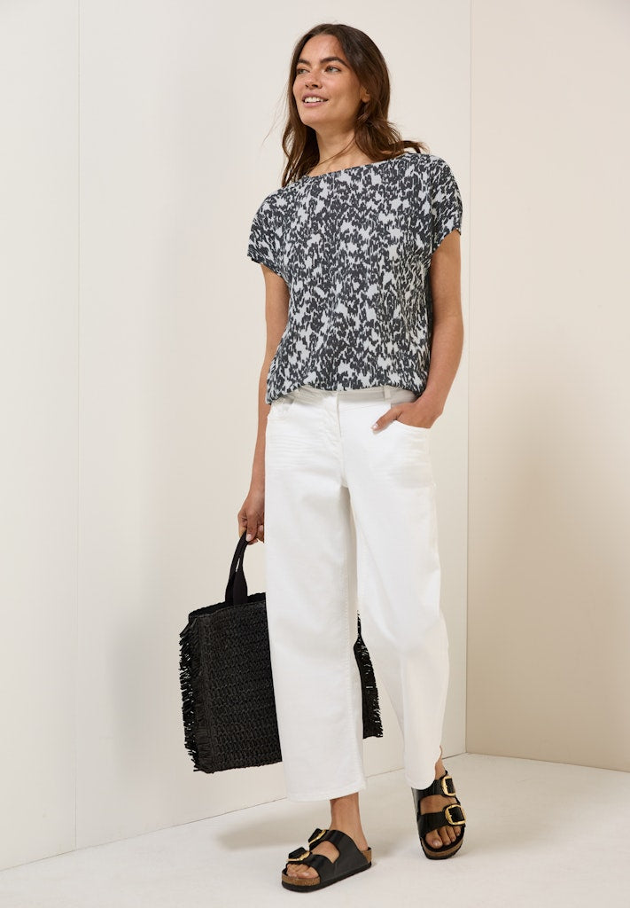 Cecil Damen T-Shirts  Vanilla W