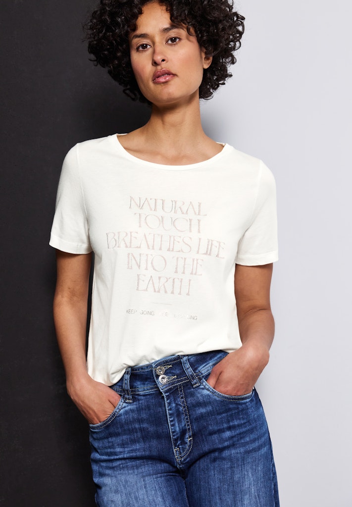 Street One Damen T-Shirts  Off White