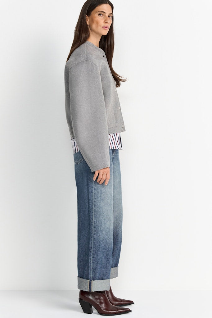 Rich & Royal Damen Strickjacken Silver Mist