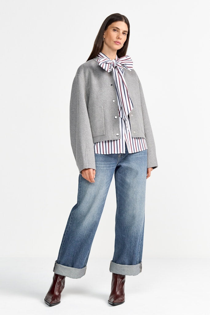 Rich & Royal Damen Strickjacken Silver Mist