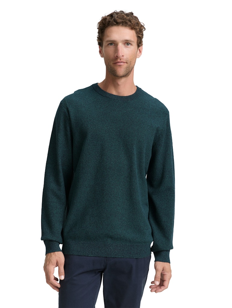 Tom Tailor Herren Pullover Jasper Green Na