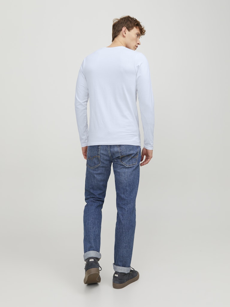 Jack & Jones Herren T-Shirts kurz Opt White
