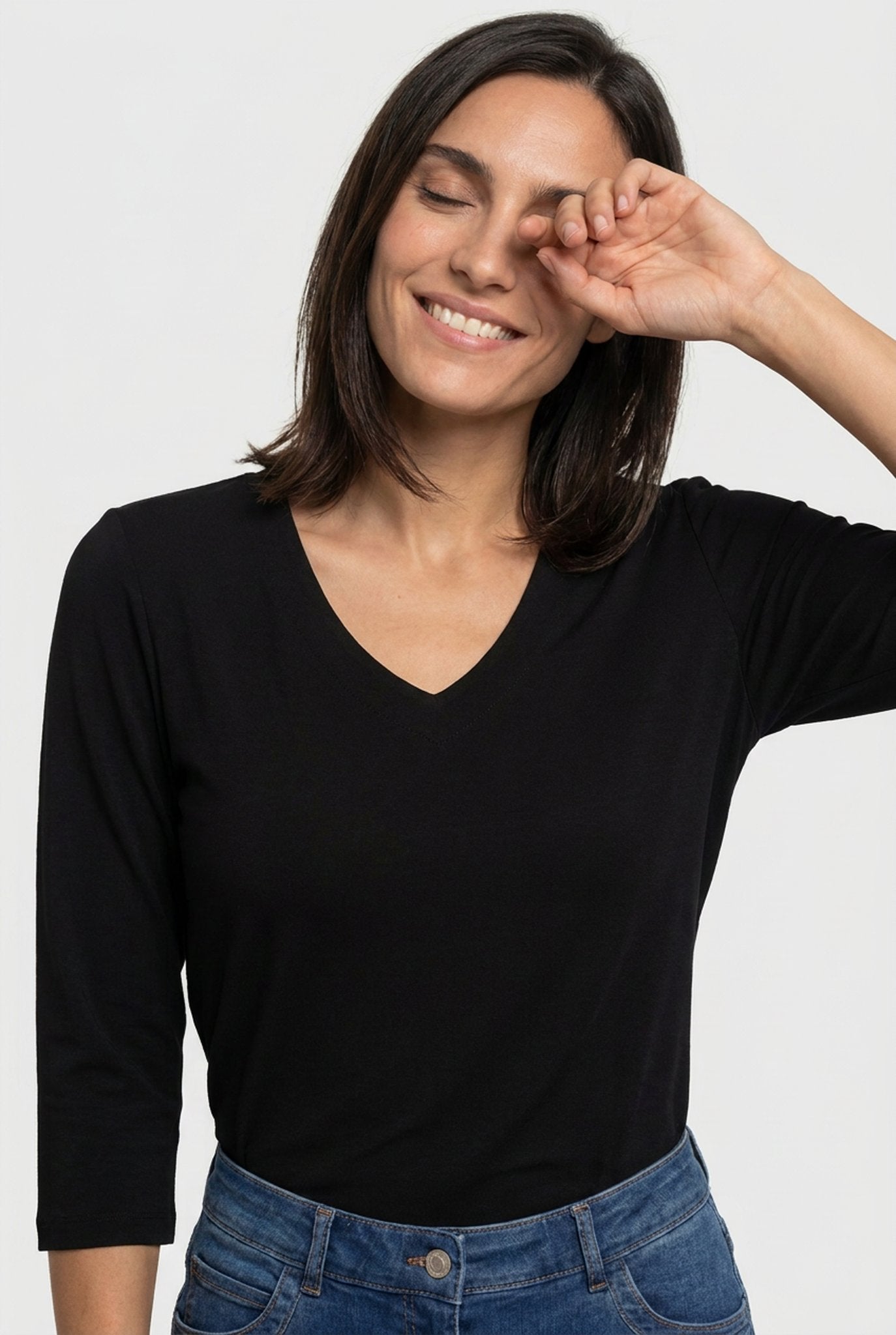 Olsen Damen T-Shirts  Black