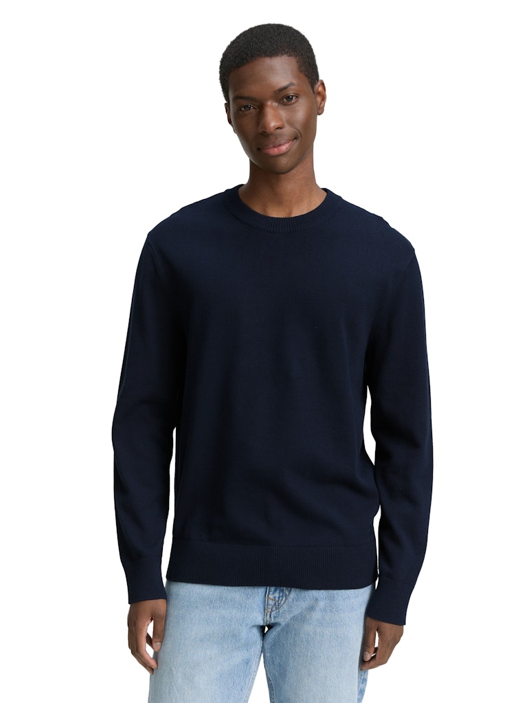Tom Tailor denim Herren Pullover Dark Navy