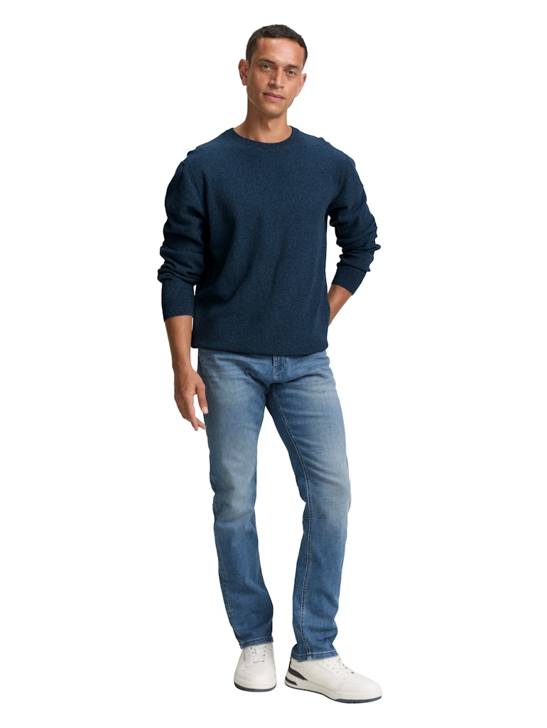 Tom Tailor Herren Pullover Real Teal Navy