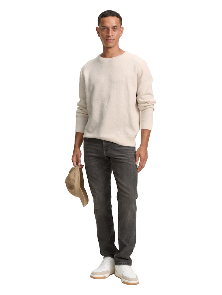 Tom Tailor Herren Pullover Soft Buttercrea