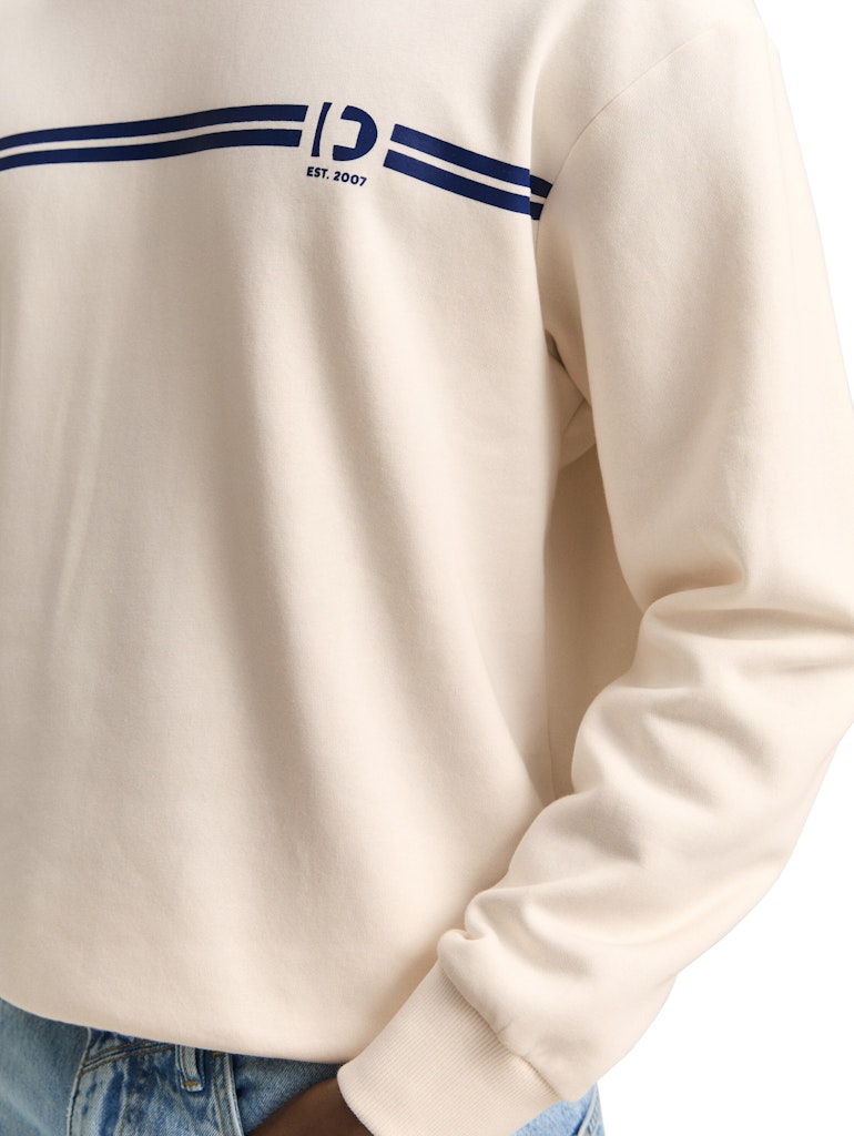 Tom Tailor denim Herren Sweatshirts Gardenia White