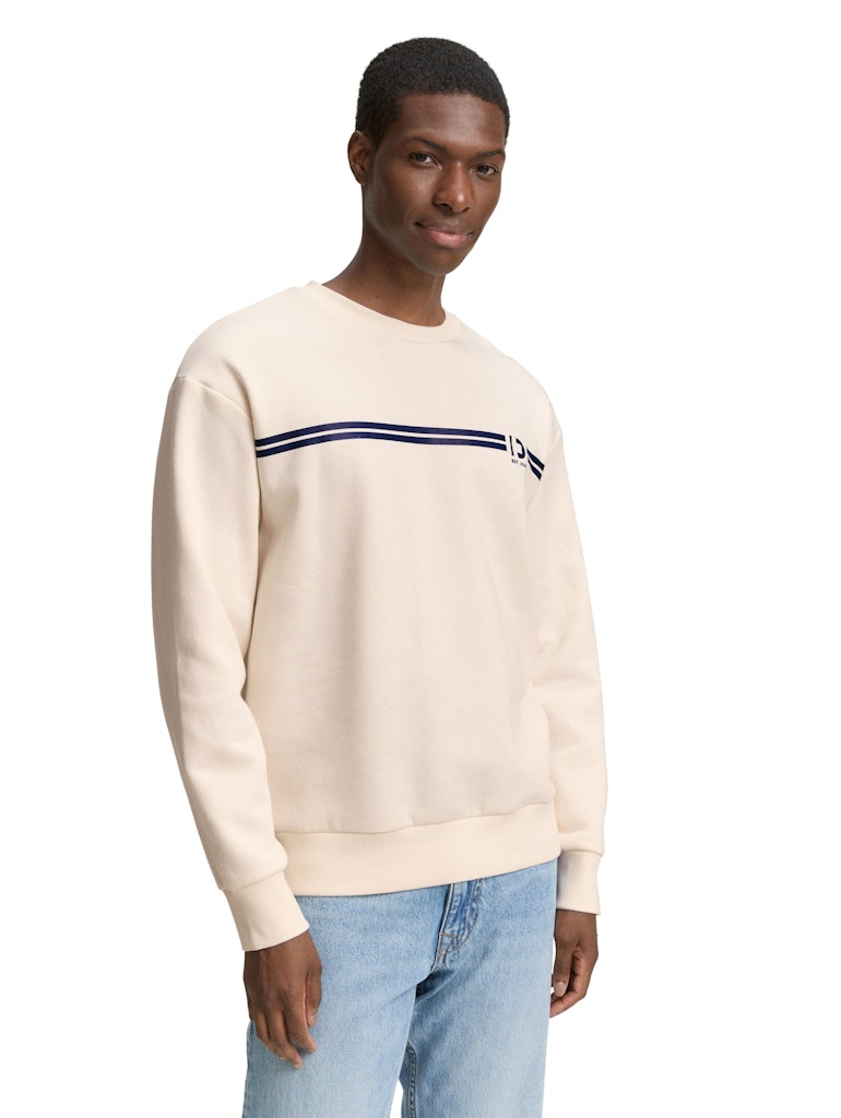 Tom Tailor denim Herren Sweatshirts Gardenia White