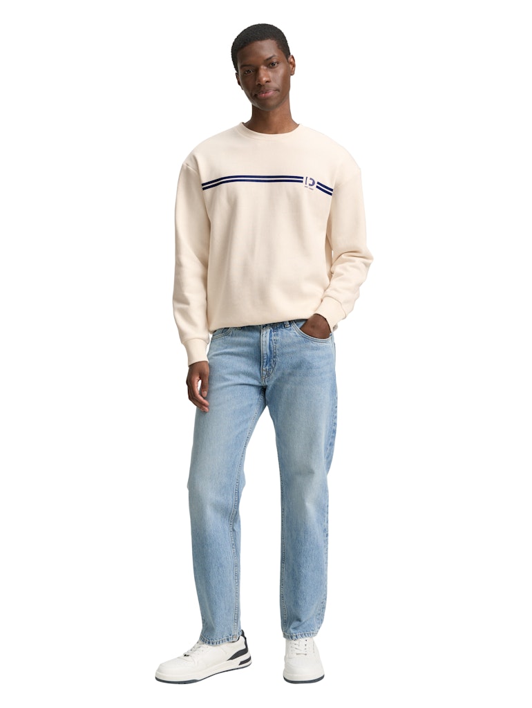 Tom Tailor denim Herren Sweatshirts Gardenia White