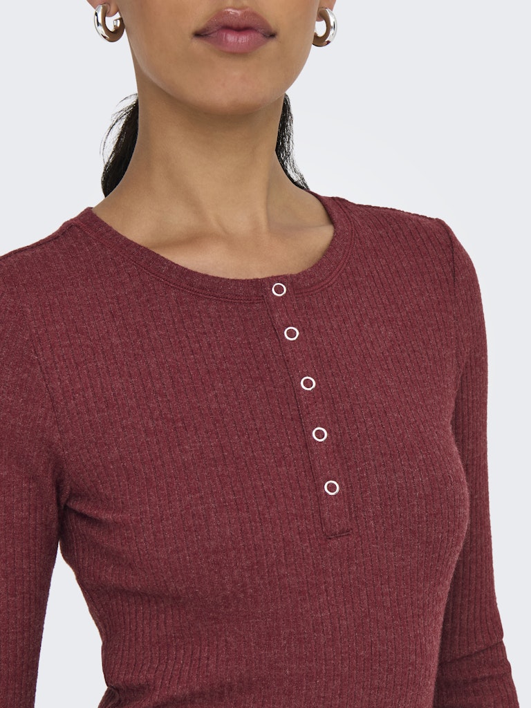 Only Damen Tops Cabernet/Melang