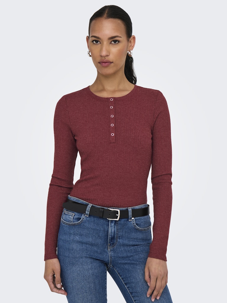 Only Damen Tops Cabernet/Melang