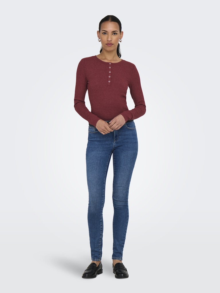 Only Damen Tops Cabernet/Melang