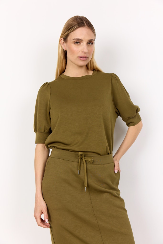 Soya Concept Damen Blusen Misty Olive