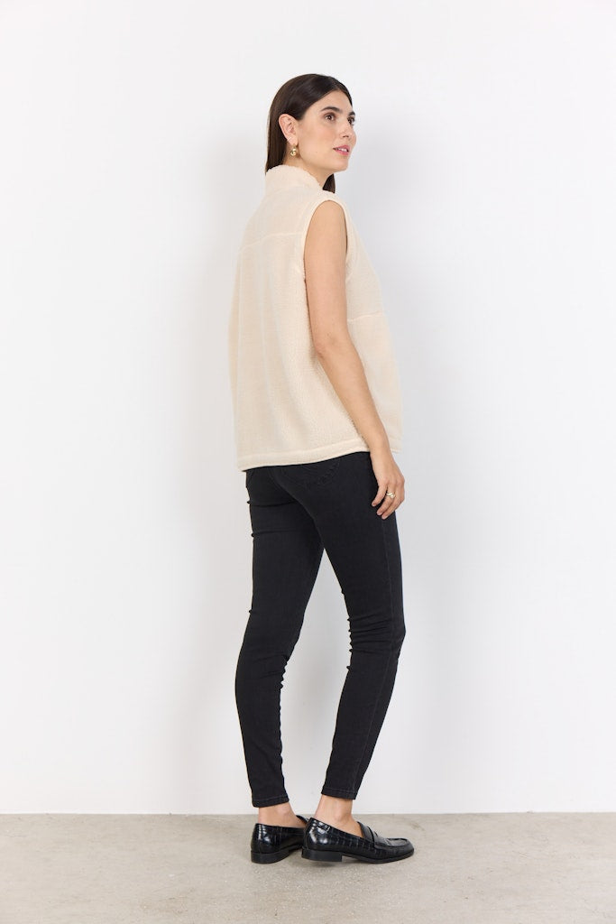 Soya Concept Damen Indoorwesten Cream