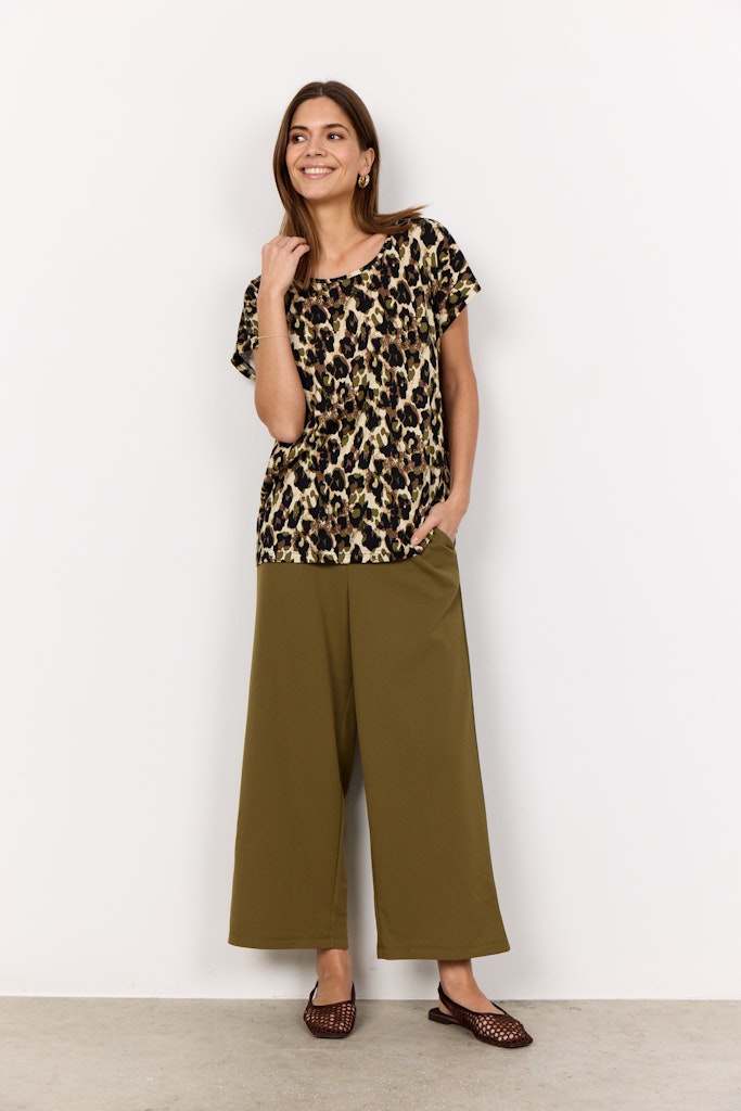 Soya Concept Damen T-Shirts Misty Olive Com