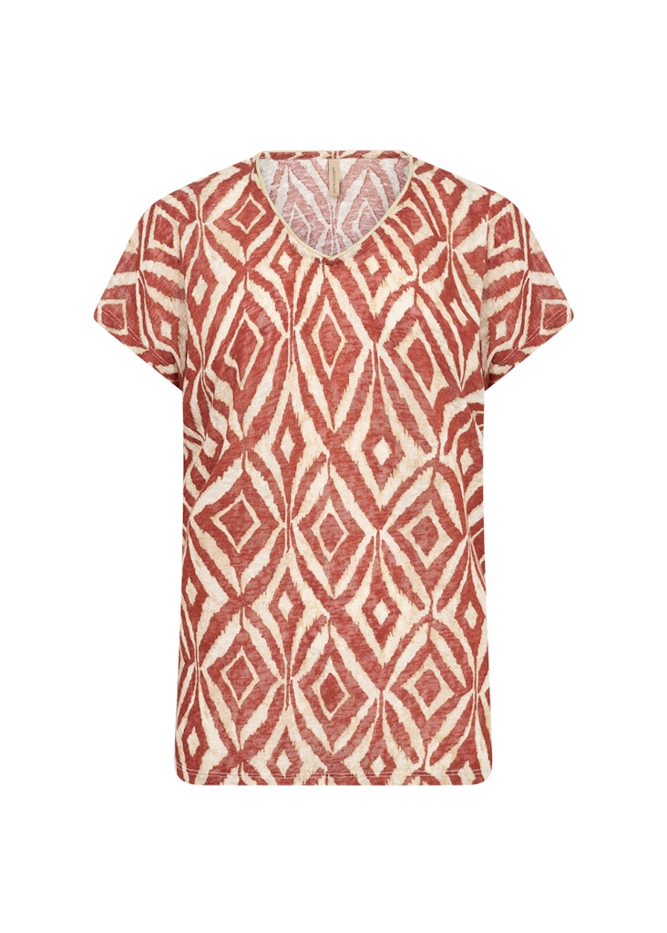 Soya Concept Damen T-Shirts Mineral Red Com