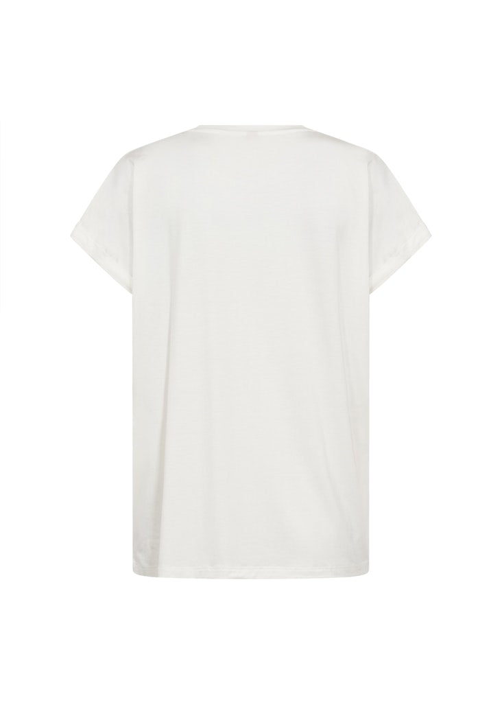 Soya Concept Damen T-Shirts Offwhite