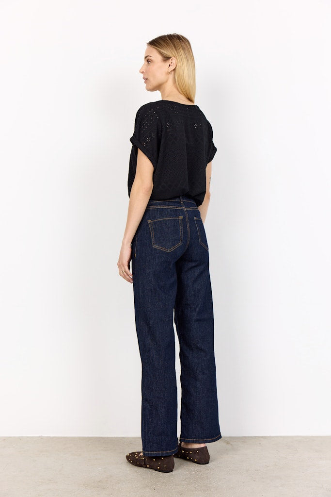 Soya Concept Damen Jeans Raw Blue Denim