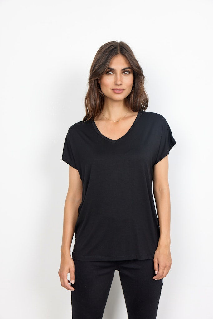 Soya Concept Damen T-Shirts Black