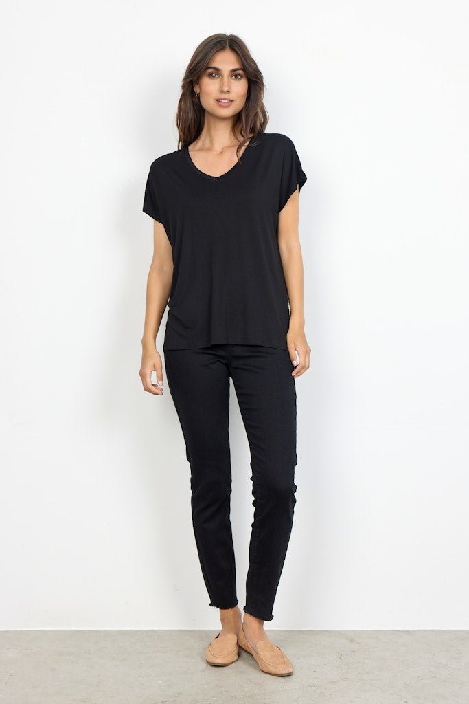Soya Concept Damen T-Shirts Black
