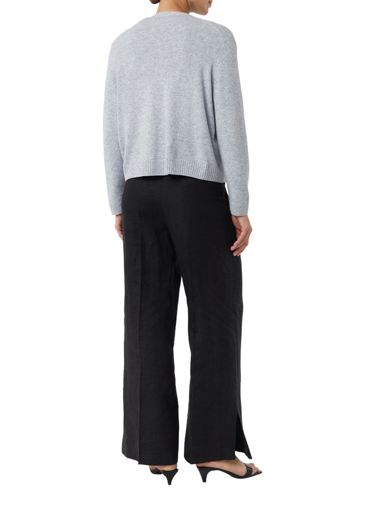 Comma Damen Strickjacken Grey/Black