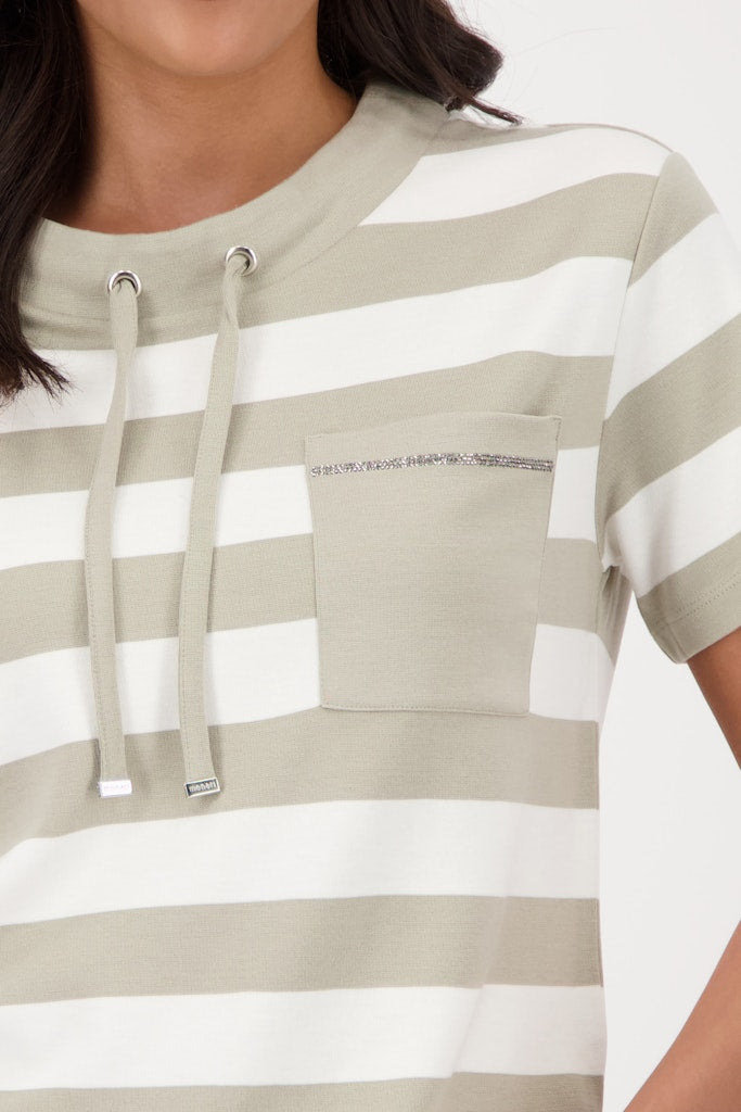 Monari Damen T-Shirts Bamboo Ringel