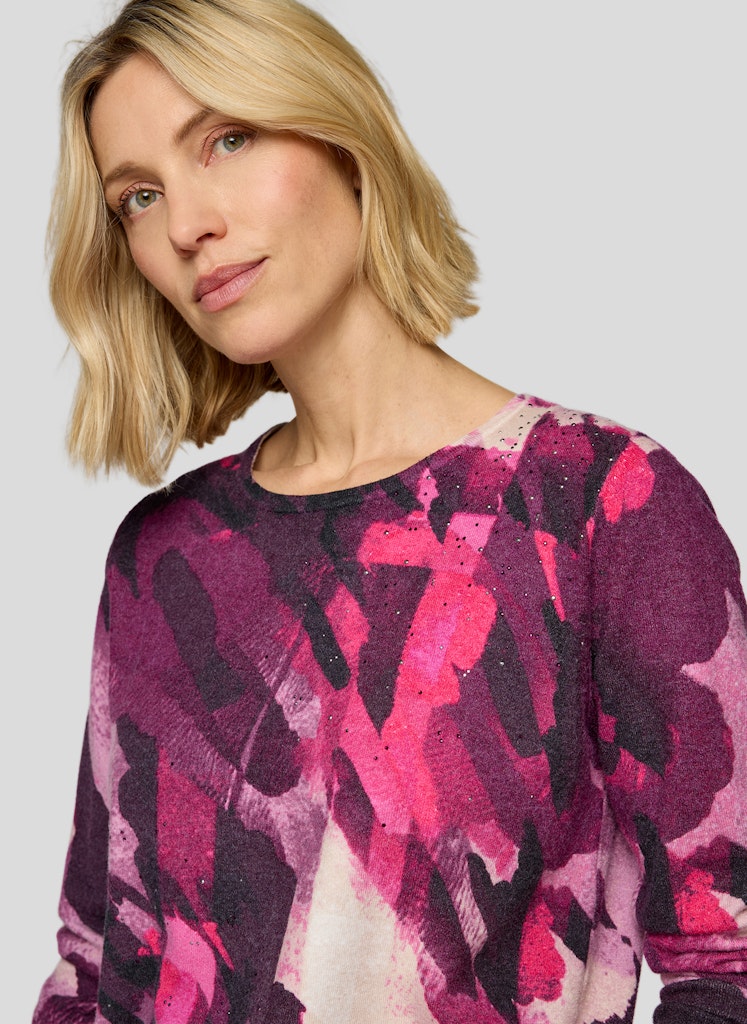 Rabe Damen Pullover Pflaume