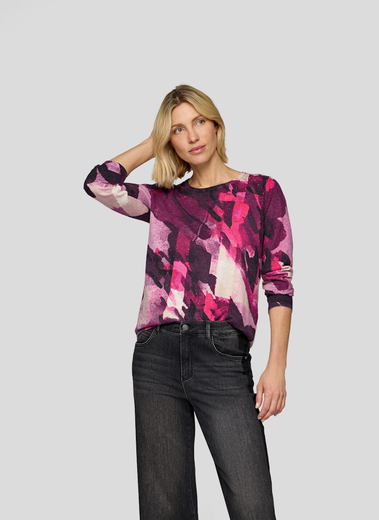 Rabe Damen Pullover Pflaume