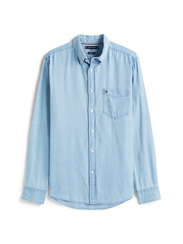 Tommy Hilfiger Herren Hemden Gz Blue