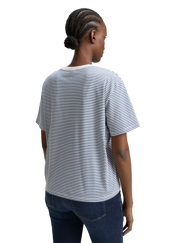 Tom Tailor denim Damen T-Shirts Small Dusty Blu