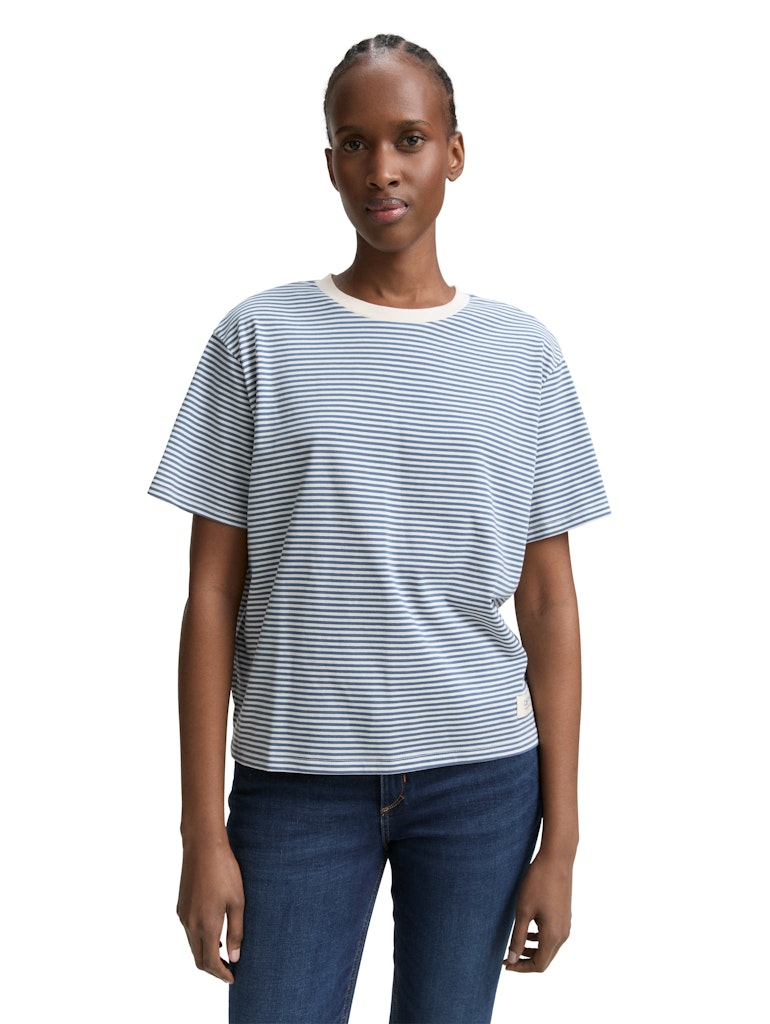 Tom Tailor denim Damen T-Shirts Small Dusty Blu