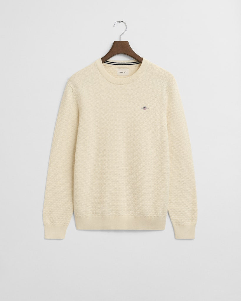 Gant Herren Pullover  Cream
