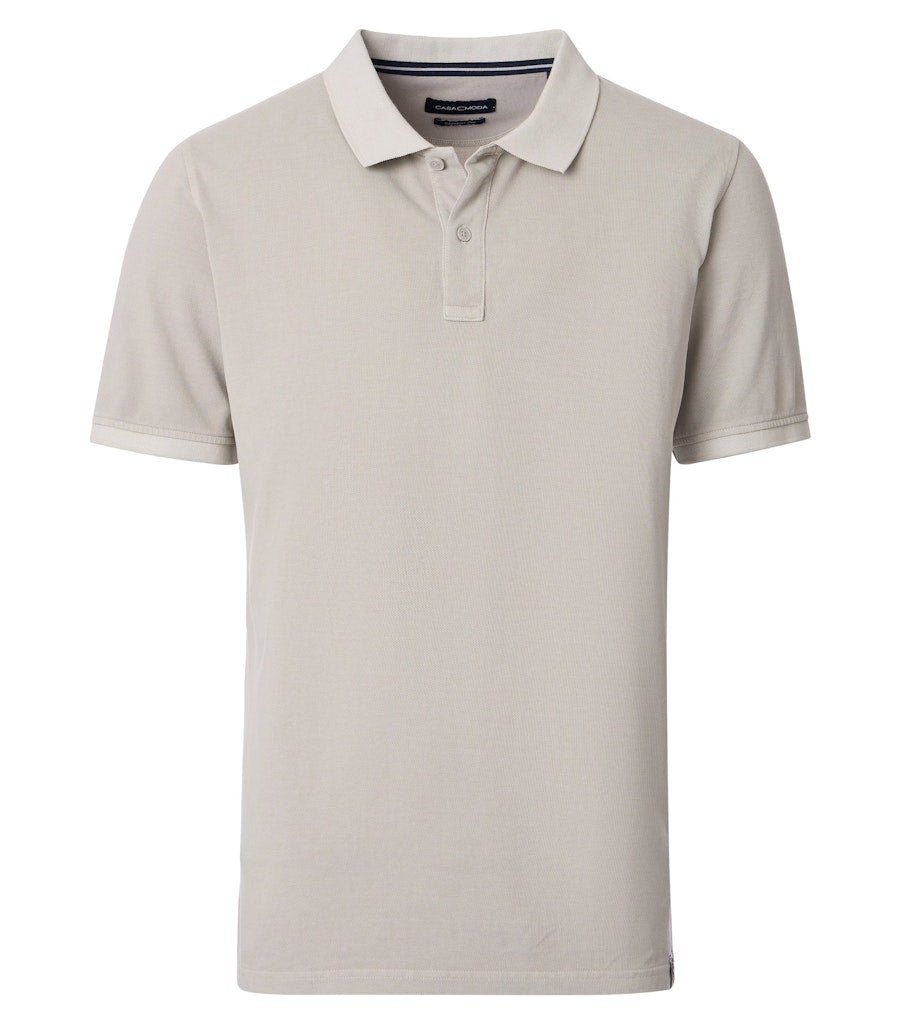 Casa Moda Herren Polo-Shirts  Silber