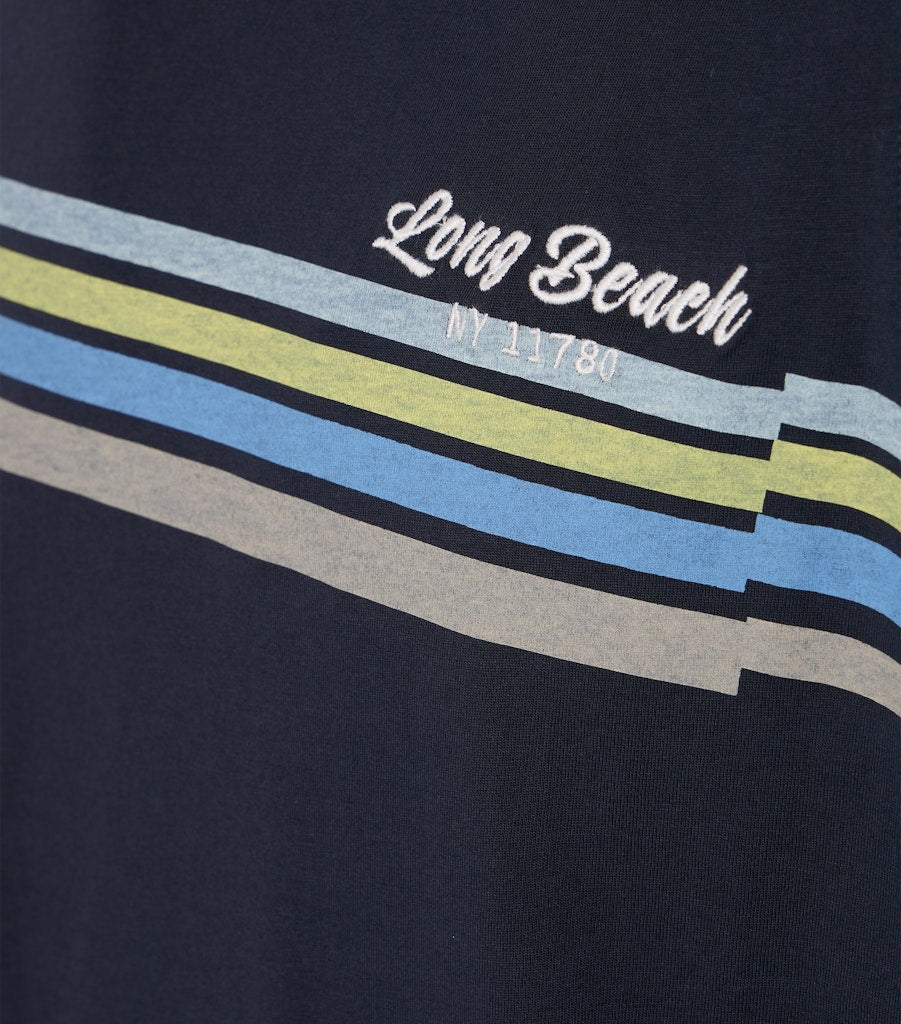 Casa Moda Herren T-Shirts kurz  Blau