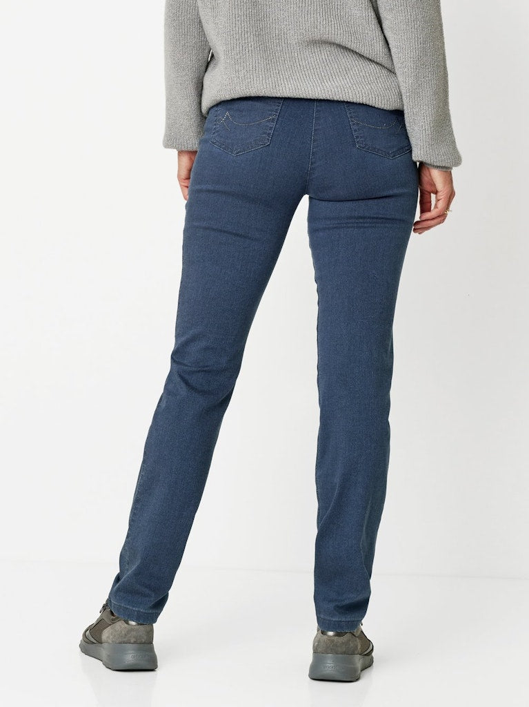 Toni Dress Damen Hosen Midblue