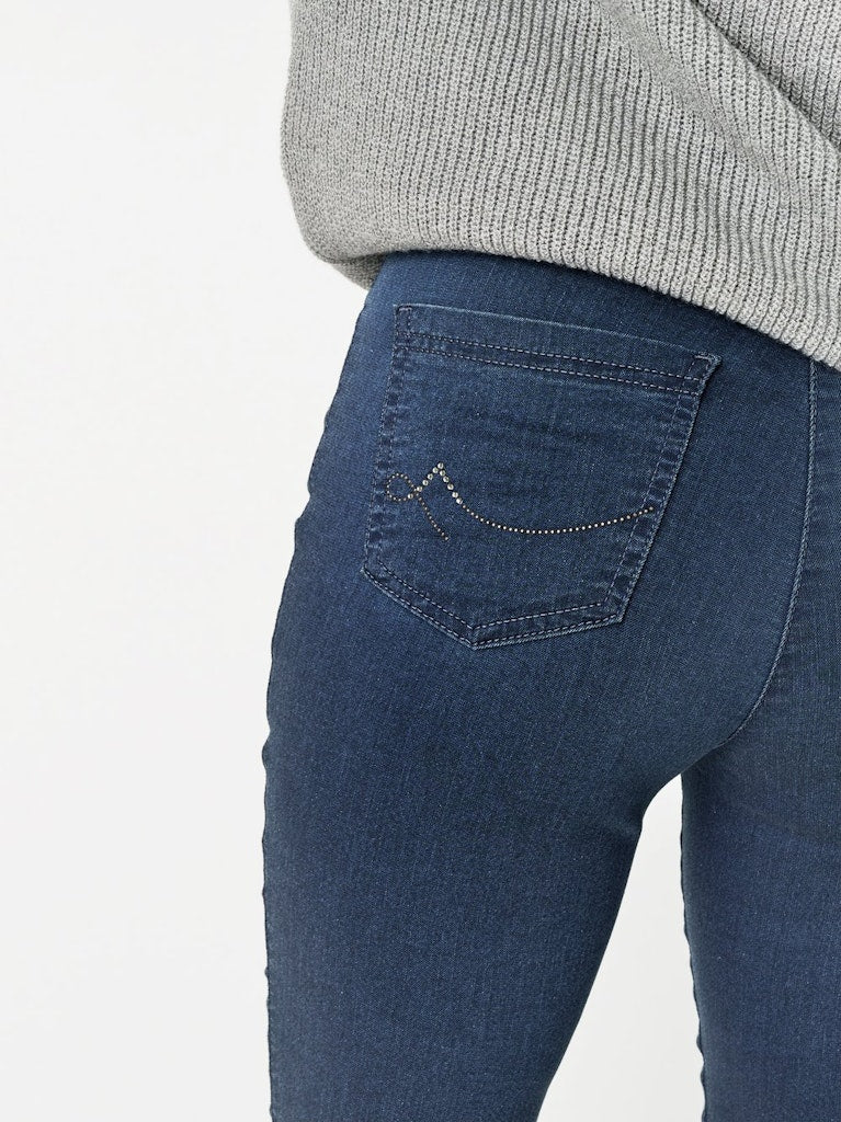 Toni Dress Damen Hosen Midblue