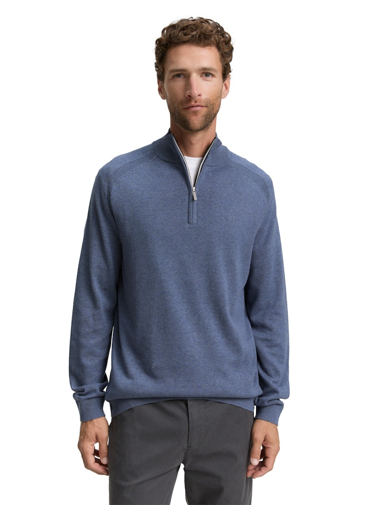 Tom Tailor Herren Pullover Vintage Indigo