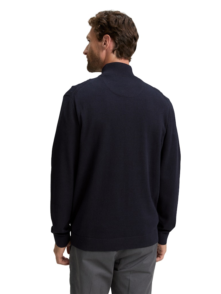 Tom Tailor Herren Pullover Knitted Navy Me