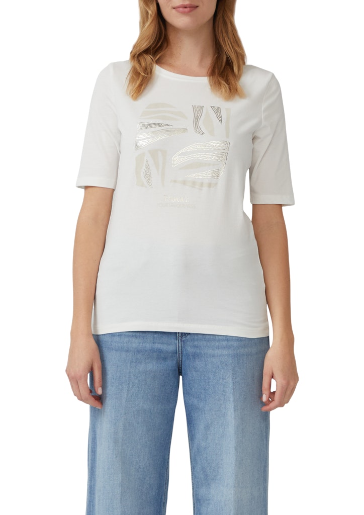 S. Oliver red Damen T-Shirts White