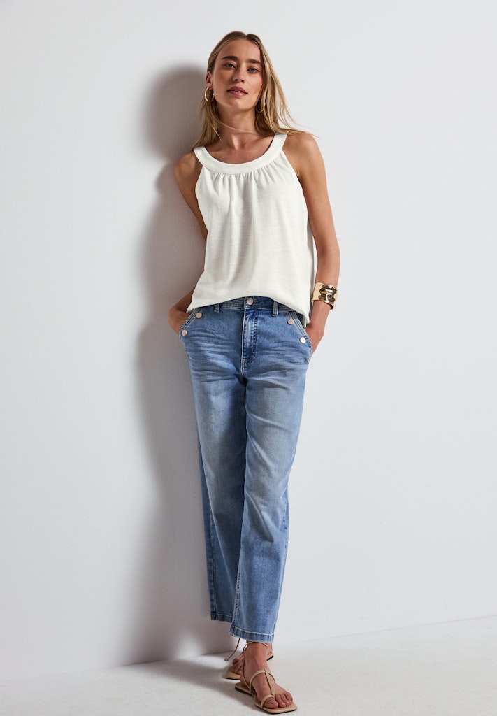 Street One Damen T-Shirts Off White