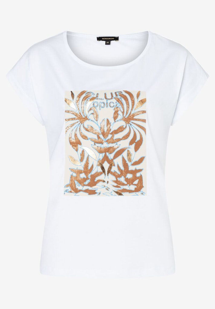 More & More Damen T-Shirts  White